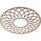 Ekena Millwork Cannes Wood Fretwork Pierced Ceiling Medallion, Wood (Paint Grade), 40"OD x 13 5/8"ID x 3/8"T CMWP40X40X0375CNMF - alternate 5